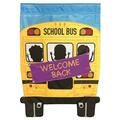 Recinto 13 x 18 in. Welcome School Bus Applique Garden Flag RE3463387